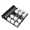thumbnail image 1 of Seitruly PCI-E 12V 1200W 17 x 6Pin Server Breakout Board Adaptador de fuente de alimentación Pantalla Tarjeta Módulo Conector Accesorios Electrónica miscelánea Tipo 2, 1 of 6