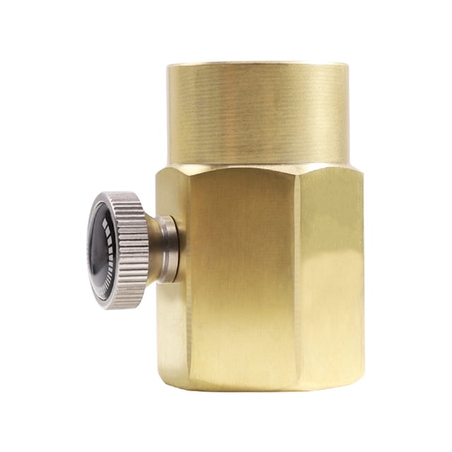 Adaptador de botella de refresco de latón para el hogar Adaptador de recarga de cilindro de CO2 Cone Tomshoo Adaptador