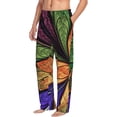 thumbnail image 6 of Naloa Multicolored Beautiful Flower1 Pajama Pants Men, PJ Bottoms, Sleep & Lounge Pants-Large, 6 of 6