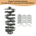 thumbnail image 2 of Engine Crankshaft w/bearing for Audi A3 Q3 TT Jetta Golf GTI CC 06H105021M, 2 of 14