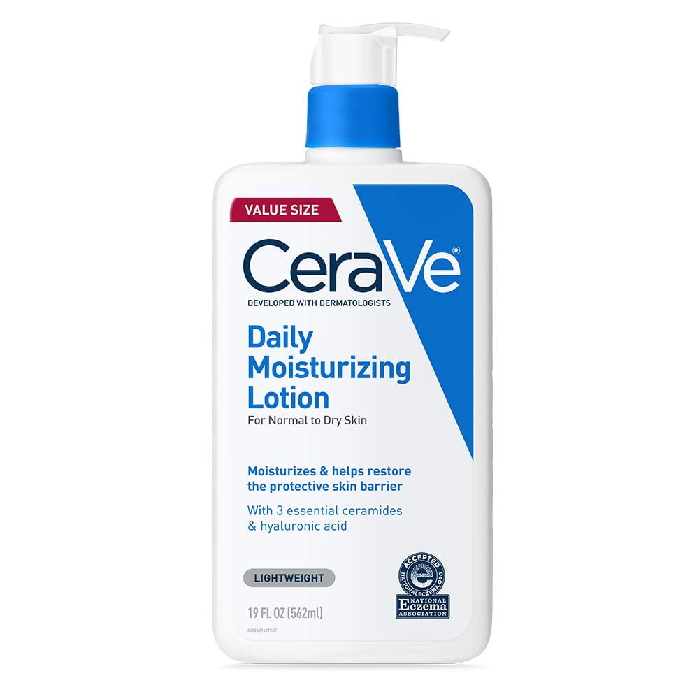 CeraVe Daily Moisturizing Lotion for Dry Skin Body Lotion & Facial
