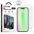 thumbnail image 1 of Mica Vidrio MYBAT para iPhone 17 PRO - 3 piezas protectora de pantalla transparente, 1 of 7