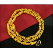Dragon Men's Chain 22K 23K 24K THAI BAHT GOLD GP NECKLACE