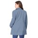 thumbnail image 5 of Abrigo Agnes Orinda Cruzado SolaMuesTalGrande Azul T 3XL, 5 of 6