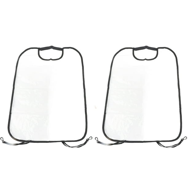 protectores de respaldo de asiento gruesos, transparentes, para niños y bebés, tamaño grande, limpios y fáciles de mantener para coches, camiones y SUV.