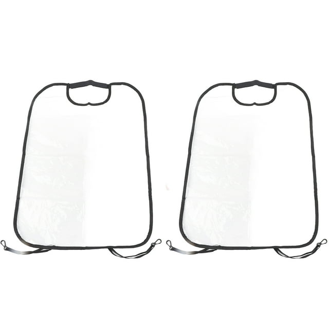 protectores de respaldo de asiento gruesos, transparentes, para niños y bebés, tamaño grande, limpios y fáciles de mantener para coches, camiones y SUV.