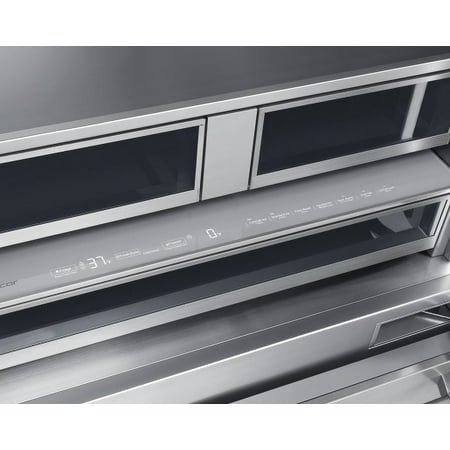 Dacor - 21.3 Cu Ft French Door Built In Panel Ready Refrigerator with FreshZone Drawer and Precise Cooling - Custom Panel Ready