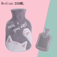thumbnail image 2 of Bolsa de agua caliente con funda de terciopelo suave - Estampado de gatos - 350 ml Rojo Verde Cocina, Decoración y Otros, 2 of 5