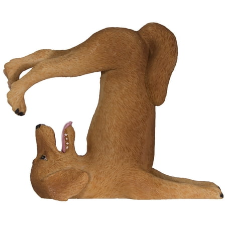 Yoga Lovers Downward Dogs Dog Shaped Yoga Figurines (Plow