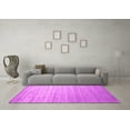 thumbnail image 3 of Ahgly Company Indoor Square Abstract Pink Contemporary Area Rugs, 3' Square, 3 of 4