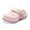 C Pink, variant on Wovix Women'S Slipper Casual Garden Shoes Platform Solid Simple Breathable Home Beach Shoes Indoor Outdoor Shoes