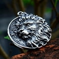 thumbnail image 4 of HOOUN Powerful Lion King Pendant Stainless Steel Lion Head Chain Necklace Fashion Gift, 4 of 4