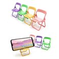 thumbnail image 4 of Cell Phone Stand Cell Phone Holder Chair Shape Phone Holder 5Pcs Mini Chair Shape Cell Phone Stand Portable Foldable Desktop Cell Phone Holder Adjustable Universal Multi Angle For ANGGREK Otros Deportes, 4 of 8