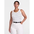 thumbnail image 2 of Scenario Women's Rib Tank Top, Sizes XS-XXXL, 2 of 6