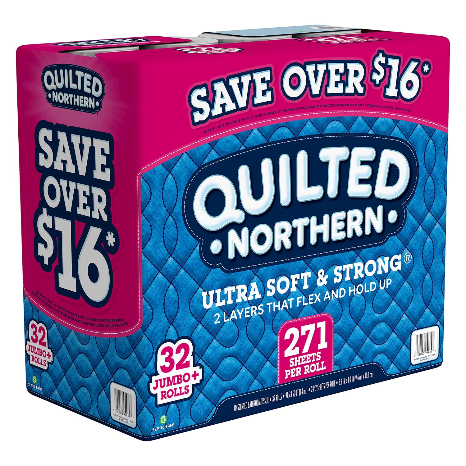 Quilted Northern Ultra Soft and Strong 271 Sheets/Roll Toilet Paper 32 Pieces for sale online 