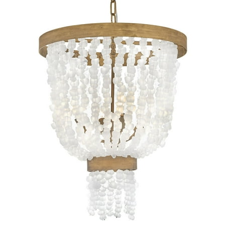 

Fredrick Ramond Fr30204 Dune 4 Light 18 Wide Beaded Waterfall Chandelier - Gold