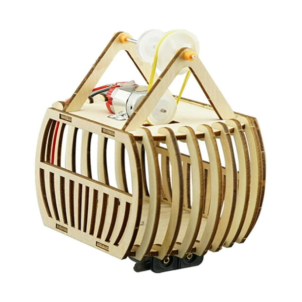 Sightseeing Cable Car Hands Craft Motor Skill Educational Toy DIY Wood