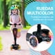 thumbnail image 5 of Scooter de 3 Ruedas Hurtle para Niños y Niñas 1 Año en Adelante, Patin del Diablo, Luces LED en las Ruedas, Manillar Ajustable y Asiento Plegable, Modo Sentado o de Pie con Freno, Negro, 5 of 7