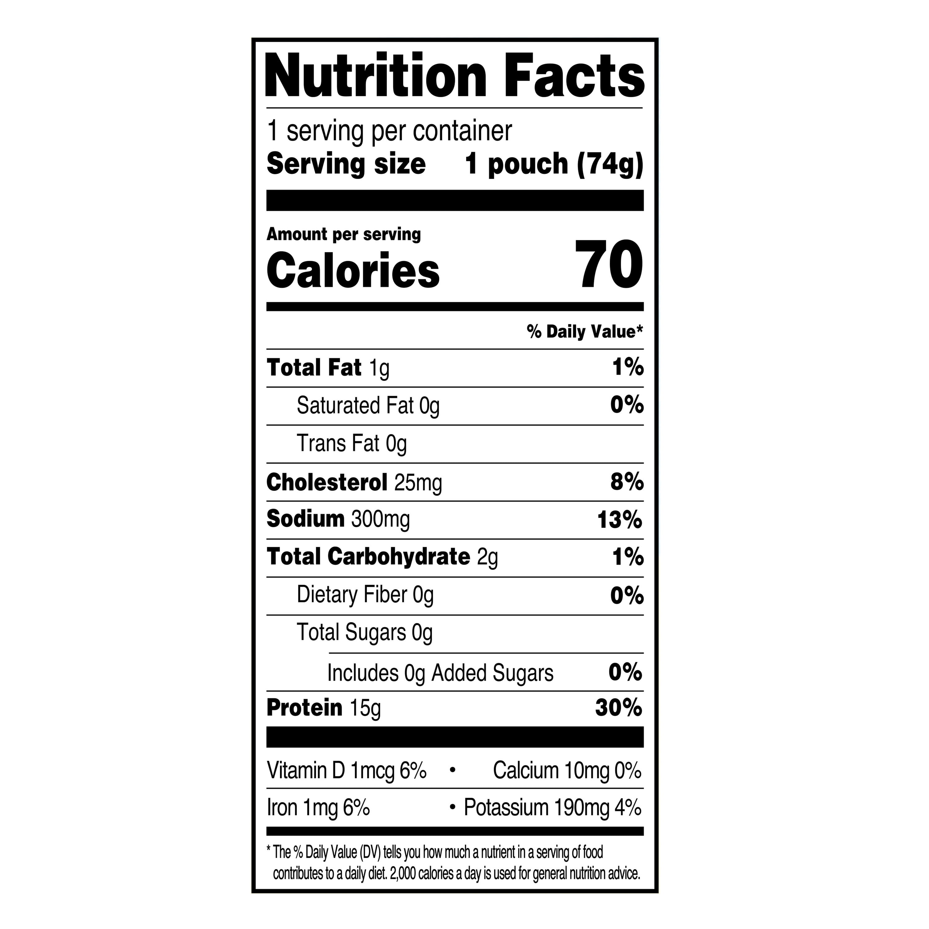Great Value Chunk Light Tuna, Lemon Pepper, 2.6 oz Pouch
