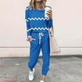 thumbnail image 2 of Kaemgyyd Two Piece Outfits for Women Plus Size Crewneck Pullover Tops and Jogger Pants Sweatsuits Lounge Tracksuit Set with Pockets, 2 of 5