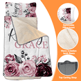 thumbnail image 2 of AOLOA Personalized Toddler Nap Mat - Thick & Warm - Kids Sleeping Bag with Removable Pillow & Fleece Blanket - Winter Nap Mat for Preschool Daycare - Rollup Design, 2 of 8