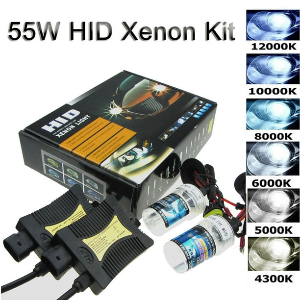 55W HID Xenon Headlight Conversion KIT Lamp Bulb H3 H4 H7 H13 9004 9005
