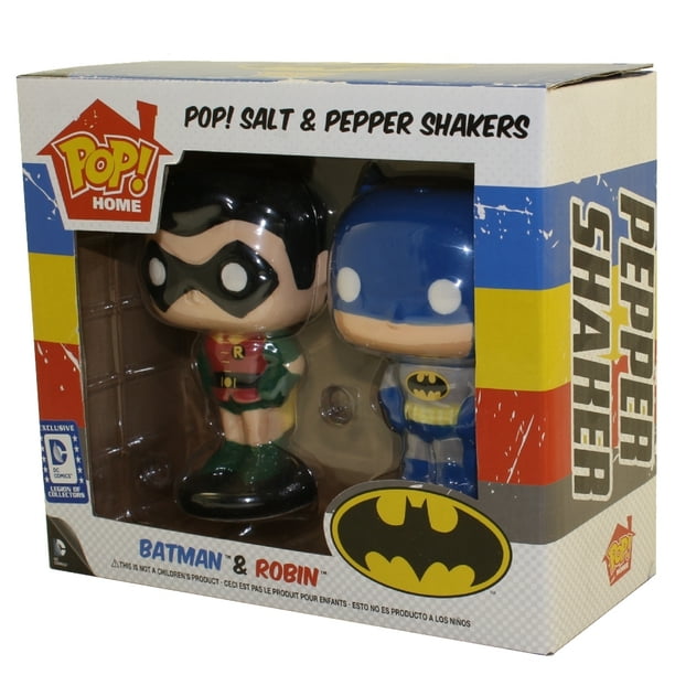 Funko POP! Home - Salt & Pepper Shakers - BATMAN & ROBIN (DC Legion of  Collectors Exclusive) 