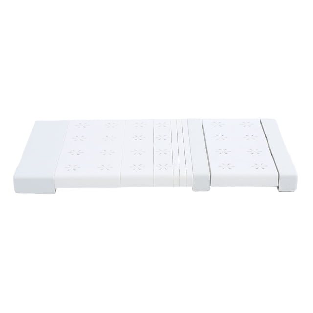 Tablette Extensible à Tension pour Garde-Robe, Installation avec Clous, Conception Rétractable, Matériau, Séparateurs de Garde-Robe Réglables à Couverture Complète 20 kg pour Garde-Robes, Armoires,