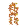 thumbnail image 2 of AKEGAMN Fall Decor Festival Simulation Maple Leaf Rattan Decoration Christmas Party Wall Hanging Maple Leaf Rattan, 2 of 2