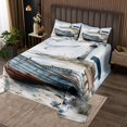 thumbnail image 2 of Erosebridal Lighthouse Boat Coverlet Set King,Sea Beach Bedding Set,Ocean Decor,Ultra Soft,3 Pieces, 2 of 5