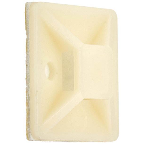 Cable tie mounts 30x30(mm), 100pcs/Pack white, These high quality