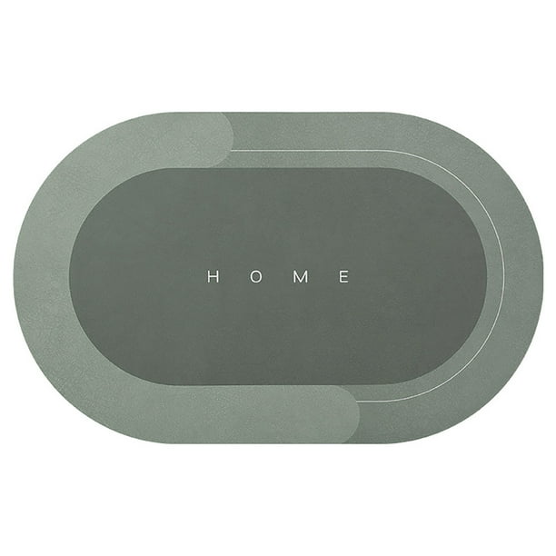 Fiudx Alfombra de Terciopelo Suave, Antideslizante, de Pvc, de Secado Rápido, Ideal para La Entrada de Casa, Decoración Moderna, Fácil Mantenimiento.