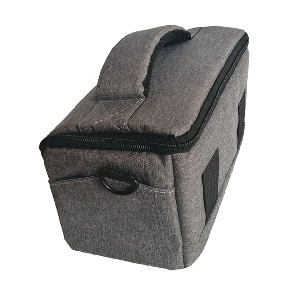 Estuche para cámara Estuche para cámara Estuche para cámara Profesional Compacto Transpirable Exterior Impermeable Suave acolchado Nylon Portátil DSLR Gris