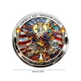 thumbnail image 3 of 250th Anniversary Commemorative Decor, Iron Patriotic Medal – 1.5 Inch, for Independence Celebrations, Collectibles, Gifts – Multicolor, 3 of 6