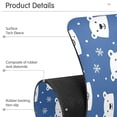 thumbnail image 4 of Yayeee Faucet Mat for Kitchen Sink 14.7" Diatomite Long Splash Guard Pad, White Polar Bear, 4 of 7