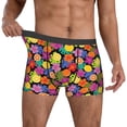 thumbnail image 2 of Cauagu Hawaiian Style Print Boxer Briefs for Men,Comfortable Breathable Men's Underwear Moisture Wicking Underpants -Large, 2 of 8