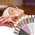 thumbnail image 5 of 10pcs Portable flat end grafting eyelash brush cleaning brush, 5 of 5