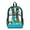 Dinosaur Leaf, variant on ZIATUBLES Clear Backpack, Heavy Duty Fabric & PVC Transparent Bookbag with Orange Capybara Sprinkle Print, Large Capacity See Through Backpack for School College Work Travel Security