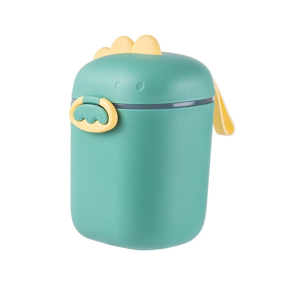 Baby Milk Powder Container Portable Dry Grains Storage Box Toddlers Food Snacks Supplement Sealed Dispenser Travel Outdoor Green Large