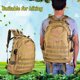 thumbnail image 2 of Mochila de senderismo impermeable de camuflaje color caqui para escalada de montaña al aire libre y aventuras deportivas, 2 of 8