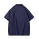 thumbnail image 3 of pstuiky camisetas de hombre, Camiseta holgada con cuello de listones para hombre Blusa holgada con cuello en V ropa de hombre xxxxl, 3 of 3