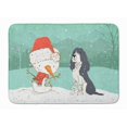 thumbnail image 1 of Carolines Treasures CK2073RUG English Springer Spaniel Snowman Tapis en Mousse à Mémoire de Forme Lavable en Machine, 1 of 4