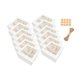 thumbnail image 3 of 12 Piezas Caja para Cupcakes Caja para Caja para Postres Caja para con Ventana Transparente de Papel Resistente Práctica Adecuada para 4 cuadrículas, 3 of 8