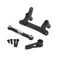 thumbnail image 5 of Almencla 1/16 RC Car Steering Components RC Car Supplies DIY Accessories Replacement Upgrades Parts for 16103-q132C Q130B 16104 RC SUV Black, 5 of 8
