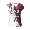 thumbnail image 5 of Haivin Womens Summer Tops Short Sleeve Shirts U Neck T Shirts Fashion Clothing, 5 of 8