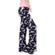 HDE Pantalon Pyjama Femmes Jambe Large Vêtements de Nuit Décontracté Lounge PJ Bas – image 2 sur 5