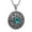 Blue, variant on Blue Eyes Talisman Seal Solomon Six-Pointed Star 12 Constellation Pendant Stainless Steel Necklaces