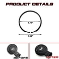 thumbnail image 3 of Xotic Tech Black Aluminum Alloy Remote Control Key Cover Ring Rim Surrounding Compatible with Mini Cooper JCW R55 R56 R57 R58 R59 R60 R61, 3 of 8
