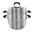 thumbnail image 2 of Vaporizador MANO de acero inoxidable, 30 cm, 2 niveles, para cocinar, 2 of 6
