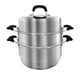 thumbnail image 2 of Vaporizador MANO de acero inoxidable, 30 cm, 2 niveles, para cocinar, 2 of 6